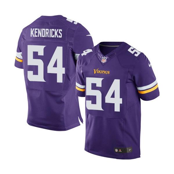 [Elite] Kendricks Minnesota Football Team Jersey -Minnesota #54 Eric Kendricks Jersey (Purple, 2015 new)