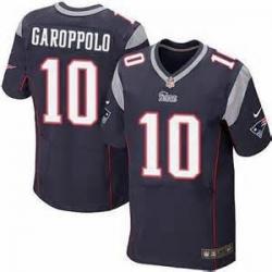 [Elite] Garoppolo New England Football Team Jersey -New England #10 Jimmy Garoppolo Jersey (Blue)