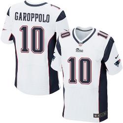 [Elite] Garoppolo New England Football Team Jersey -New England #10 Jimmy Garoppolo Jersey (White)
