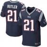 [Elite] Butler New England Football Team Jersey -New England #21 Malcolm Butler Jersey (Blue)