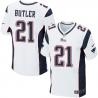 [Elite] Butler New England Football Team Jersey -New England #21 Malcolm Butler Jersey (White)