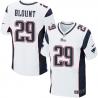 [Elite] Blount New England Football Team Jersey -New England #29 LeGarrette Blount Jersey (White)