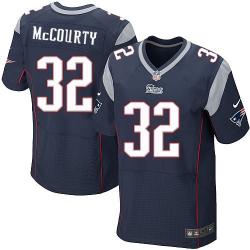 [Elite] McCourty New England Football Team Jersey -New England #32 Devin McCourty Jersey (Blue)