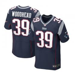 [Elite] Woodhead New England Football Team Jersey -New England #39 Danny Woodhead Jersey (Blue)