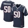 [Elite] Ninkovich New England Football Team Jersey -New England #50 Rob Ninkovich Jersey (Blue)