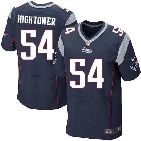 [Elite] Hightower New England Football Team Jersey -New England #54 Dont'a Hightower Jersey (Blue)