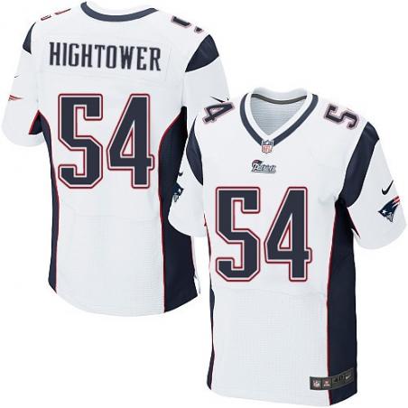 [Elite] Hightower New England Football Team Jersey -New England #54 Dont'a Hightower Jersey (White)