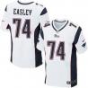 [Elite] Easley New England Football Team Jersey -New England #74 Dominique Easley Jersey (White)