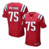 [Elite] Wilfork New England Football Team Jersey -New England #75 Vince Wilfork Jersey (Red)