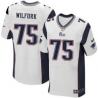 [Elite] Wilfork New England Football Team Jersey -New England #75 Vince Wilfork Jersey (White)