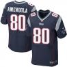 [Elite] Amendola New England Football Team Jersey -New England #80 Danny Amendola Jersey (Blue)