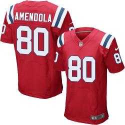 [Elite] Amendola New England Football Team Jersey -New England #80 Danny Amendola Jersey (Red)