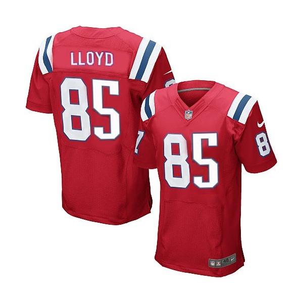 [Elite] Lloyd New England Football Team Jersey -New England #85 Brandon Lloyd Jersey (Red)