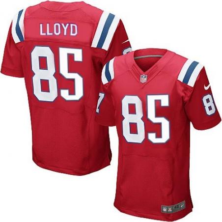 [Elite] Lloyd New England Football Team Jersey -New England #85 Brandon Lloyd Jersey (Red)