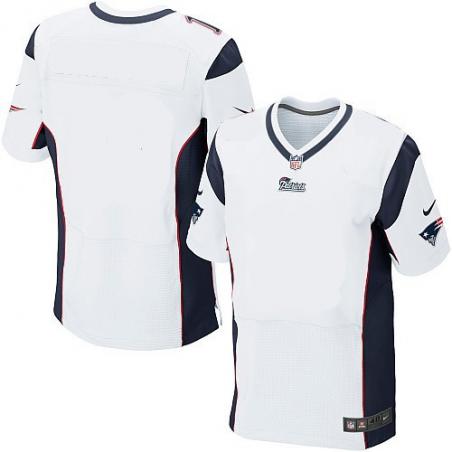[Elite] New England Football Team Jersey -New England Jersey (Blank, White)