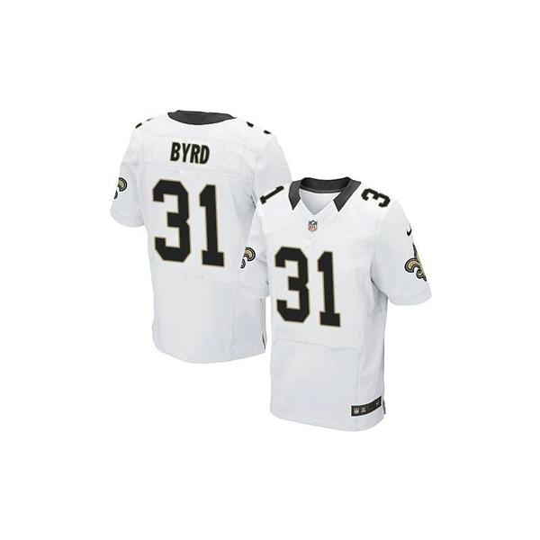 [Elite]Jairus Byrd New Orleans Football Team Jersey(White)_Free Shipping