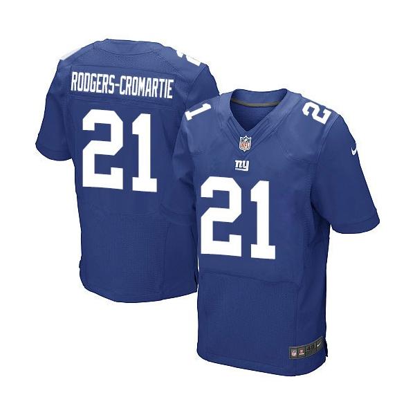 [Elite] Rodgers-Cromartie New York Football Team Jersey -New York #21 Dominique Rodgers-Cromartie Jersey (Blue)