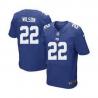 [Elite] Wilson New York Football Team Jersey -New York #22 David Wilson Jersey (Blue)