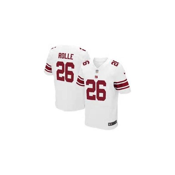 [Elite] Rolle New York Football Team Jersey -New York #26 Antrel Rolle Jersey (White)