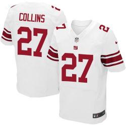 [Elite] Collins New York Football Team Jersey -New York #27 Landon Collins Jersey (White)