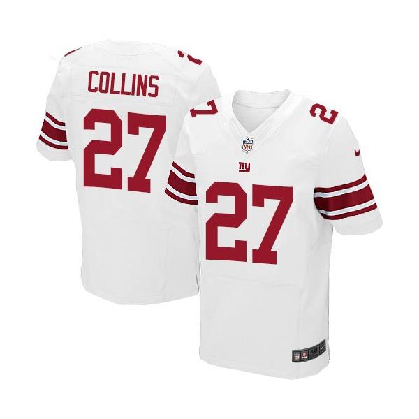 [Elite] Collins New York Football Team Jersey -New York #27 Landon Collins Jersey (White)