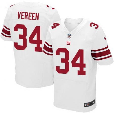 [Elite] Vereen New York Football Team Jersey -New York #34 Shane Vereen Jersey (White)