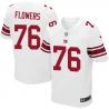 [Elite] Flowers New York Football Team Jersey -New York #76 Ereck Flowers Jersey (White)