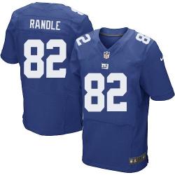 Elite]Rueben Randle New York Football Team Jersey(Blue)_Free Shipping