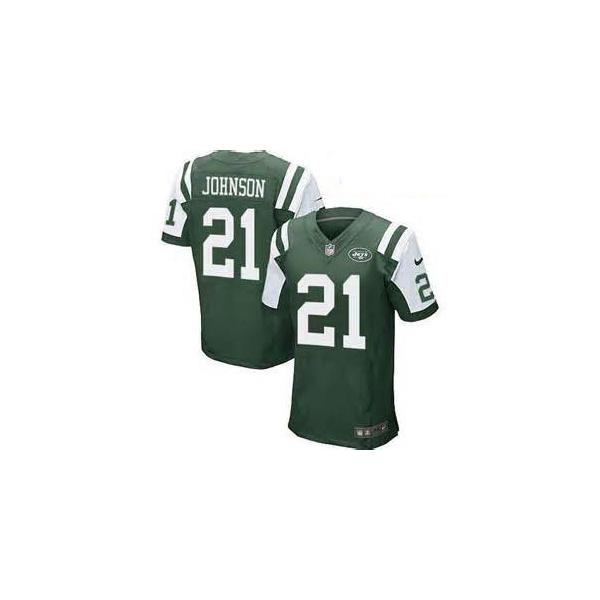 [Elite] Johnson New York Football Team Jersey -New York #21 Chris Johnson Jersey (Green)