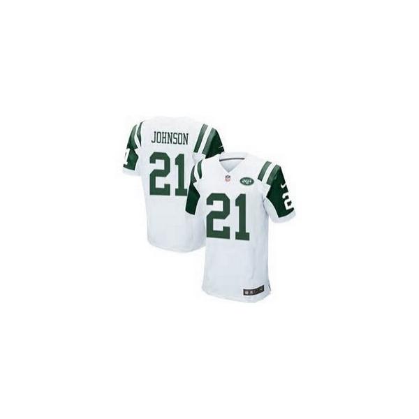 [Elite] Johnson New York Football Team Jersey -New York #21 Chris Johnson Jersey (White)