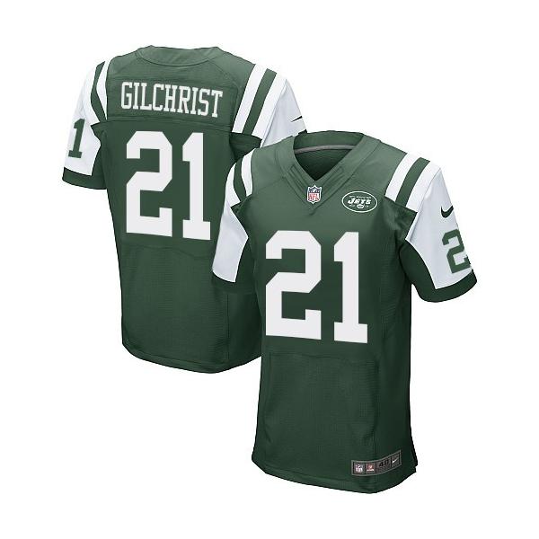 [Elite] Gilchrist New York Football Team Jersey -New York #21 Marcus Gilchrist Jersey (Green)
