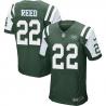 [Elite] Reed New York Football Team Jersey -New York #22 Ed Reed Jersey (Green)