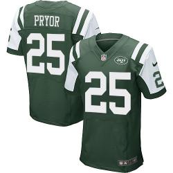 [Elite] Pryor New York Football Team Jersey -New York #25 Calvin Pryor Jersey (Green)