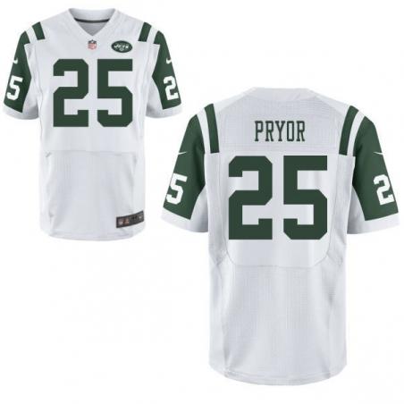 [Elite] Pryor New York Football Team Jersey -New York #25 Calvin Pryor Jersey (White)