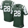 [Elite] Martin New York Football Team Jersey -New York #28 Curtis Martin Jersey (Green)