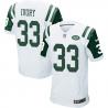 [Elite] Ivory New York Football Team Jersey -New York #33 Chris Ivory Jersey (White)