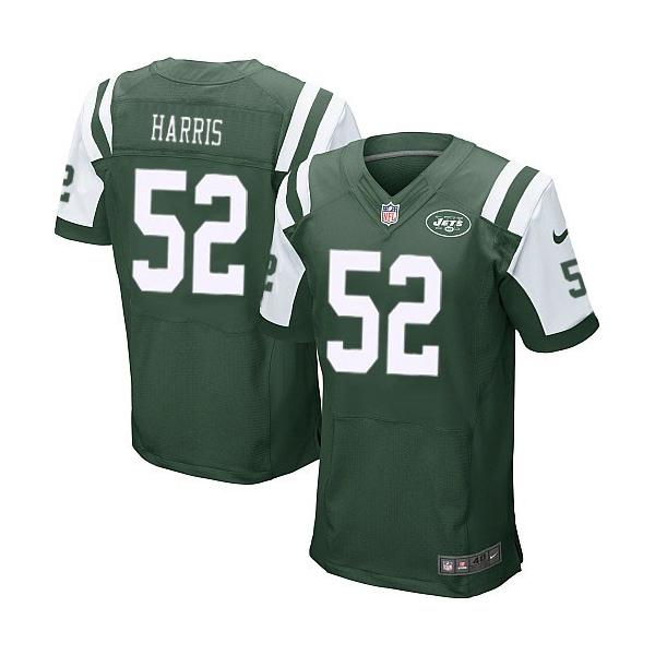[Elite] Harris New York Football Team Jersey -New York #52 David Harris Jersey (Green)