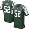 [Elite] Harris New York Football Team Jersey -New York #52 David Harris Jersey (Green)