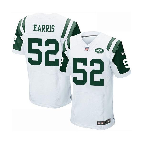 [Elite] Harris New York Football Team Jersey -New York #52 David Harris Jersey (White)