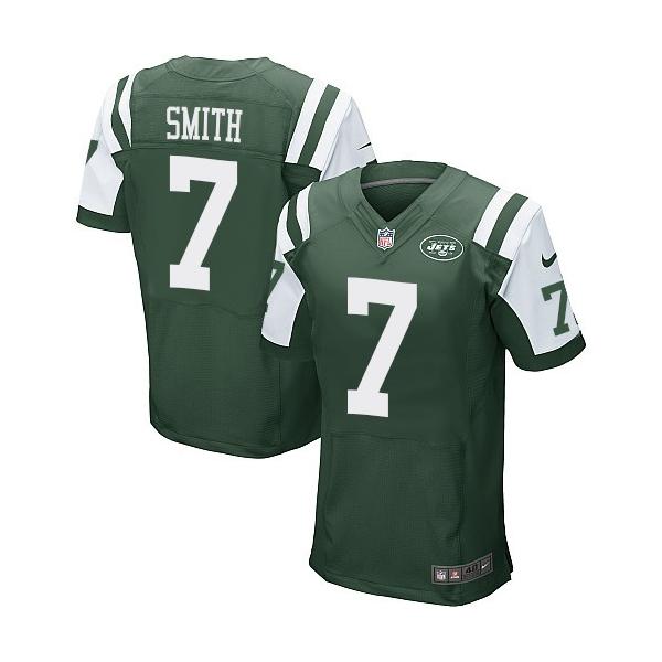 [Elite] Smith New York Football Team Jersey -New York #7 Geno Smith Jersey (Green)