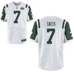 [Elite] Smith New York Football Team Jersey -New York #7 Geno Smith Jersey (White)