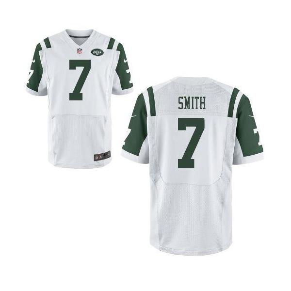 [Elite] Smith New York Football Team Jersey -New York #7 Geno Smith Jersey (White)