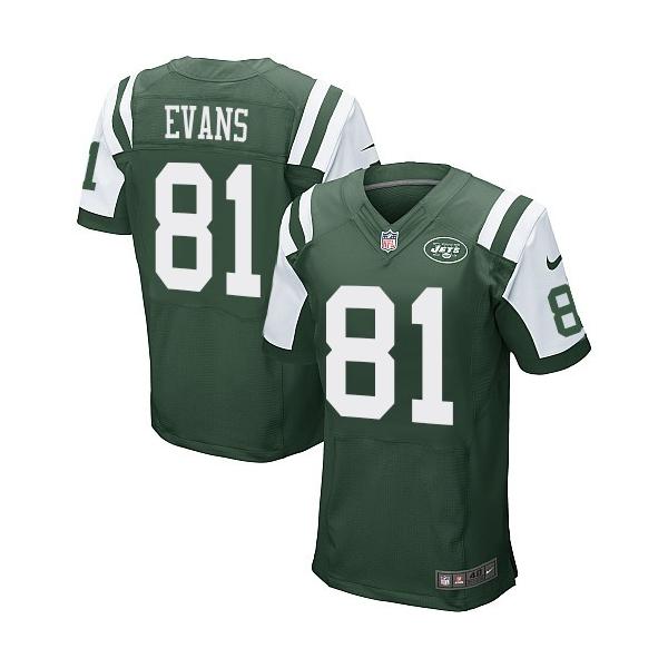 [Elite] Evans New York Football Team Jersey -New York #81 Shaq Evans Jersey (Green)