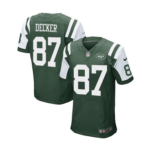[Elite] Decker New York Football Team Jersey -New York #87 Eric Decker Jersey (Green)