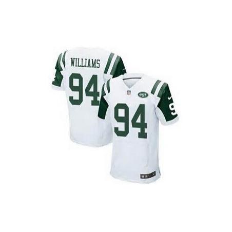 [Elite] Williams New York Football Team Jersey -New York #94 Leonard Williams Jersey (White)