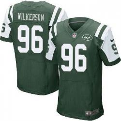 [Elite] Wilkerson New York Football Team Jersey -New York #96 Muhammad Wilkerson Jersey (Green)