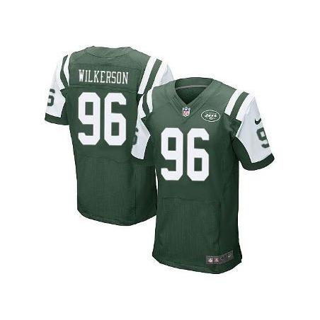 [Elite] Wilkerson New York Football Team Jersey -New York #96 Muhammad Wilkerson Jersey (Green)