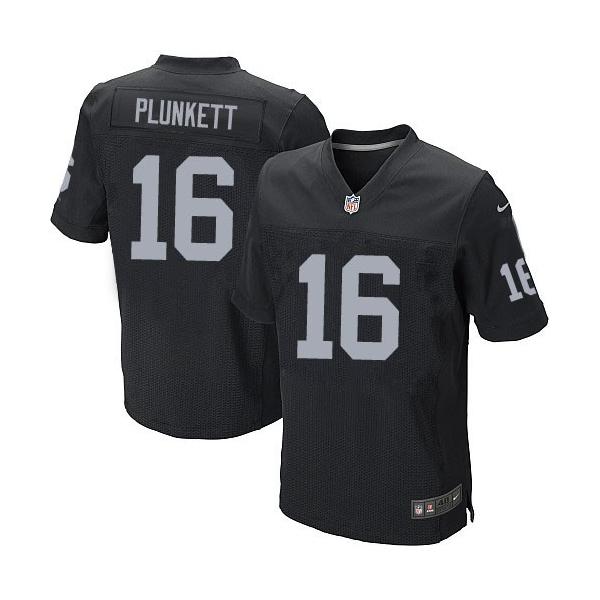 [Elite]Jim Plunkett Oakland Football Team Jersey(Black)_Free ...