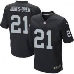 [Elite] Jones-Drew Oakland Football Team Jersey -Oakland #21 Maurice Jones-Drew Jersey (Black)