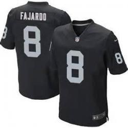 [Elite] Fajardo Oakland Football Team Jersey -Oakland #8 Cody Fajardo Jersey (Black)